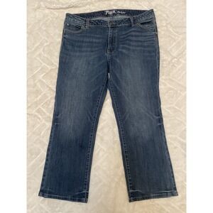 Rock 47 Wrangler Jeans Women's Size 34 Low Rise Embroidered Medium‎ Wash Bling